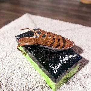 Sam Edelman Brown Leather Sandals